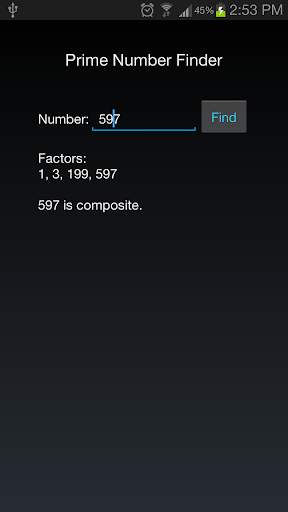 Prime Number Finder screenshot 4