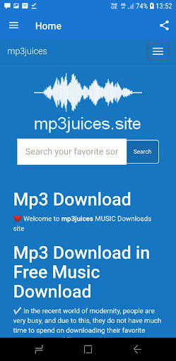 Mp3juice music app screenshot 2