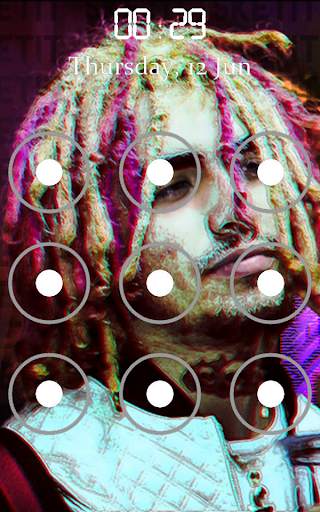 Lil Pump Pattern Lock Screen 1 تصوير الشاشة