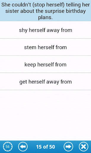 Phrasal Verbs Lite screenshot 8