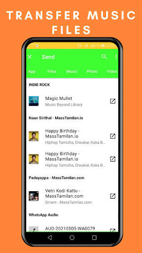 Mass File Transfer :- Share Music & All Files screenshot 4
