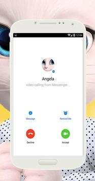 Video Call Talking Cat Angela screenshot 1