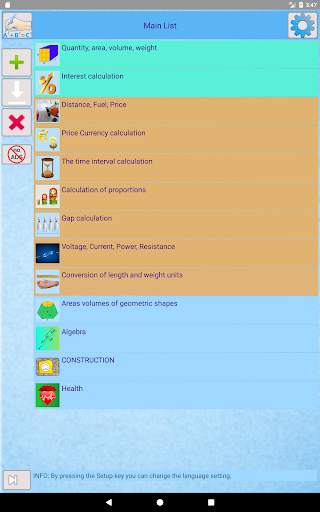 Formulas Calc Unit Converter   14 تصوير الشاشة