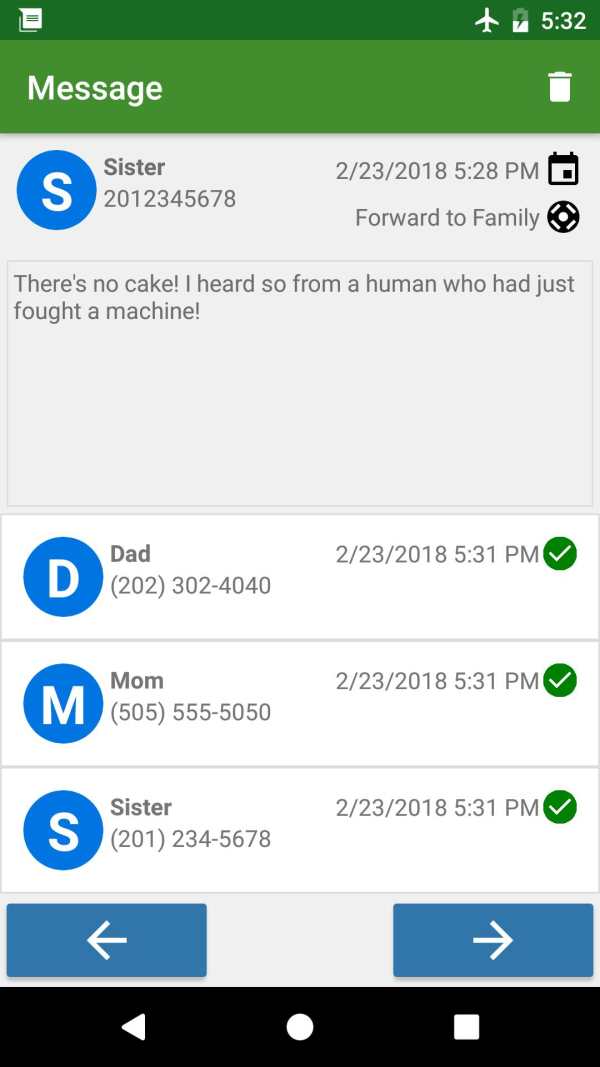 Message Forwarder - SMS, MMS, and Call Forwarding screenshot 5