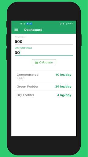 Feed Calculator (Kamran Dairy Farm) screenshot 2