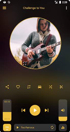 Quick Music Player - Fast MP3 player screenshot 1