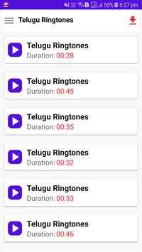 Telugu ringtones, telugu ringtone and tones screenshot 1