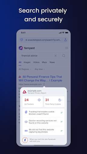 Tempest Secure Web Browser screenshot 3