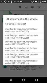 OpenOffice - LibreOffice - OpenDocument Reader 4 تصوير الشاشة