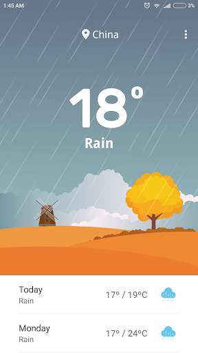 Weather screenshot 2