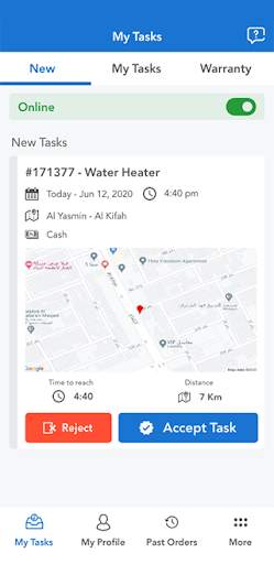 Ajeer أجير - Technician App screenshot 3