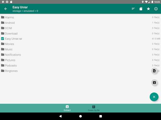Easy Unrar, Unzip & Zip screenshot 1
