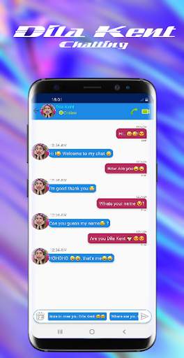 Chat with Dila Kent 📱 Fake Video Call screenshot 3