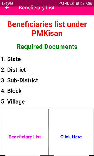 PM Kisan Yojana App 2021-Samman Nidhi Yojana List screenshot 6
