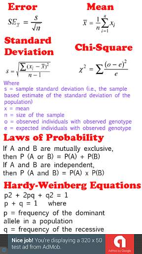 Biology Equations & Formulas screenshot 5