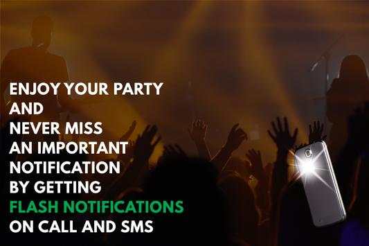 Flash on Call and SMS, Ultimate flashlight alerts screenshot 5