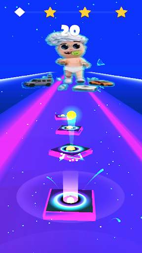 Vlad bumaga A4-Kids Dancing Tiles Hop screenshot 3