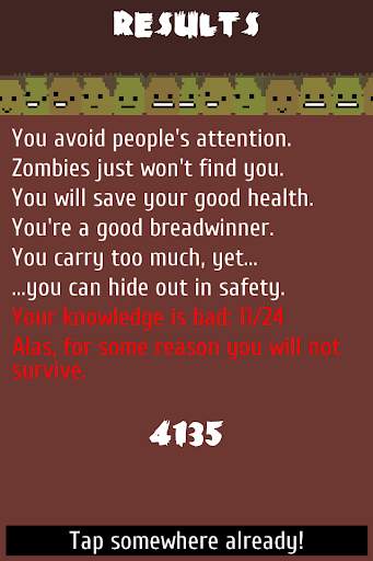 Zombie Apocalypse Quiz screenshot 6