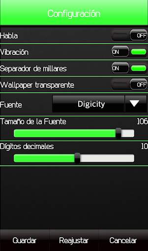 THEME FOR SCALC GLOSSY GREEN screenshot 5