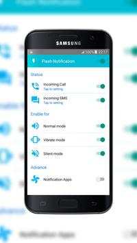 Flashlight Notification Pro screenshot 1