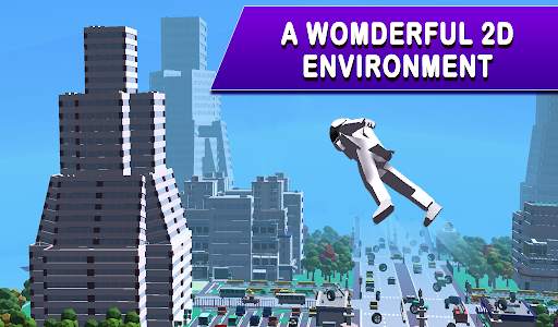 Stuntman: Ragdoll simulator games with trampoline screenshot 15