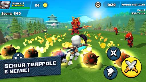 Ninja Golf ™ screenshot 3