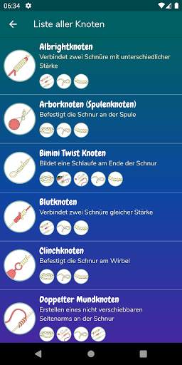 Fishing Knots - Angelknoten screenshot 1