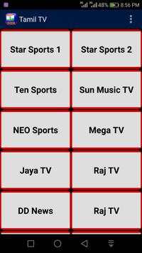 Tamil Live TV All Channels screenshot 1