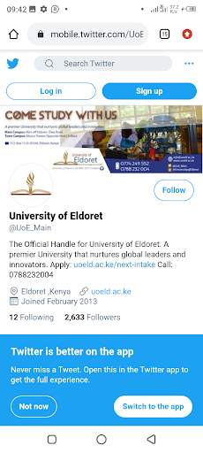 UoE Student App screenshot 5