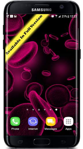 Blood Cells Particles 3D Parallax Live Wallpaper screenshot 4