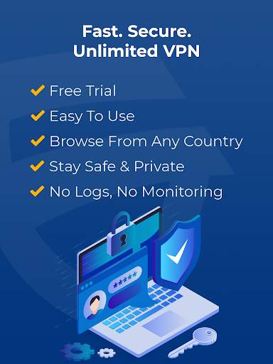 FullVPN - Fast, Secure & Unlimited VPN WiFi Proxy screenshot 6