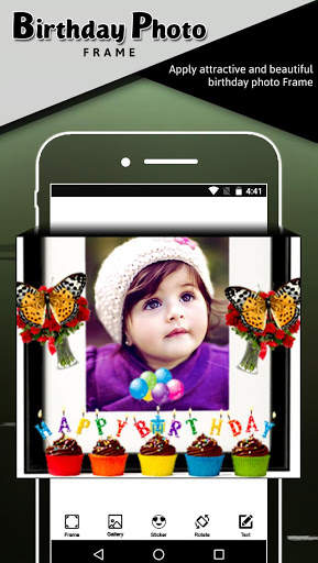 Birthday Photo Frame screenshot 2