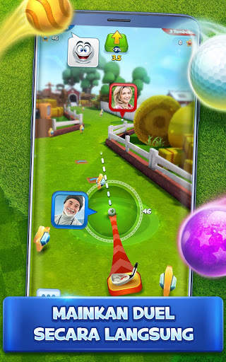 Golf Rush: Game Golf Duel. Pertempuran Golf Mini screenshot 8
