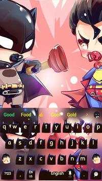 Super hero comic keyboard screenshot 4