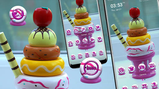 Multicolor Ice Cream Launcher screenshot 4