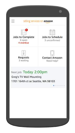 Selling Services on Amazon screenshot 1