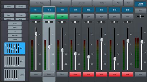 Studiomaster Digilive16 Android App for tablets screenshot 1