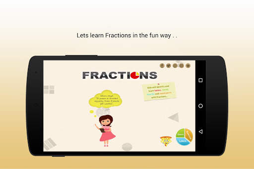 Fractions ­ Math Game app screenshot 1