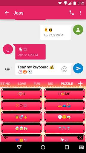Sweet Ladybug Emoji Keyboard स्क्रीनशॉट 4