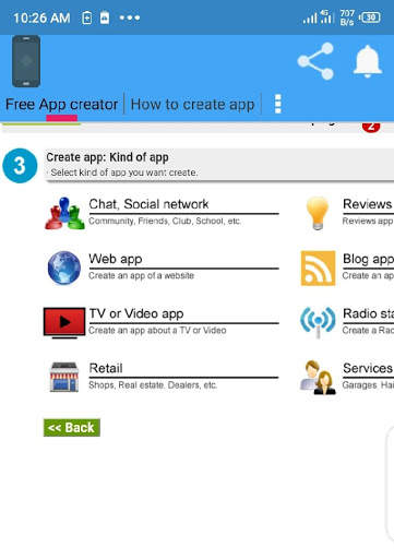 Free App Creator screenshot 3