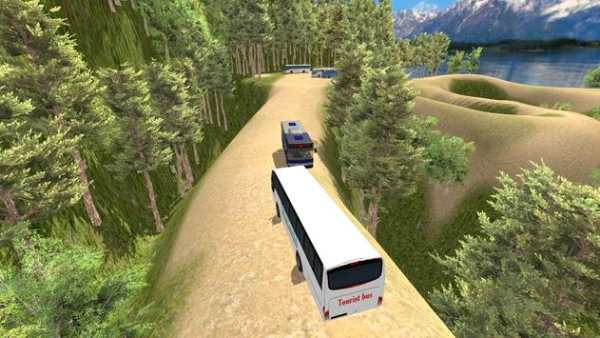 Offroad Tourist Bus Driving Mountain Bus simulator screenshot 5