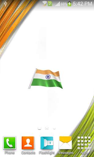 Indian Animated Flag Wallpaper screenshot 8