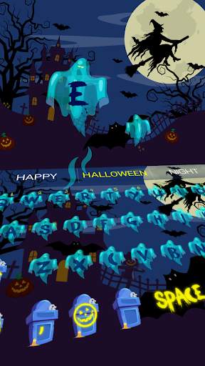 Halloween keyboard theme & ghost party स्क्रीनशॉट 1