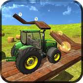 Tracteur paysan jeu logo