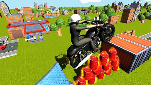 Extreme Bike Stunt Racing Game Breathtaking Tracks screenshot 3