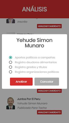 Voto Informado 2020 ( Migrado a Consulta PE ) screenshot 5