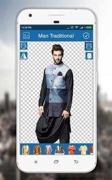 Man Traditional Photo Suit screenshot 6