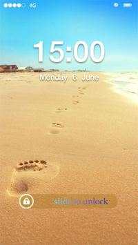 AppLock Theme Summer Beach screenshot 2