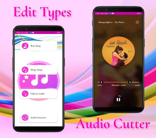 Audio Editor Cutter, Merger, Video - mp3, aac, wav screenshot 1