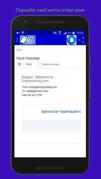 Temp Mail For 10  Minutes : Temporary Mail 4 تصوير الشاشة